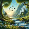 Zarek Atlas - Relaxing Landscape with Birds and Flowing Water in the Background 14