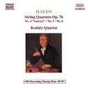 HAYDN: String Quartets Op. 76, Nos. 4 - 6专辑