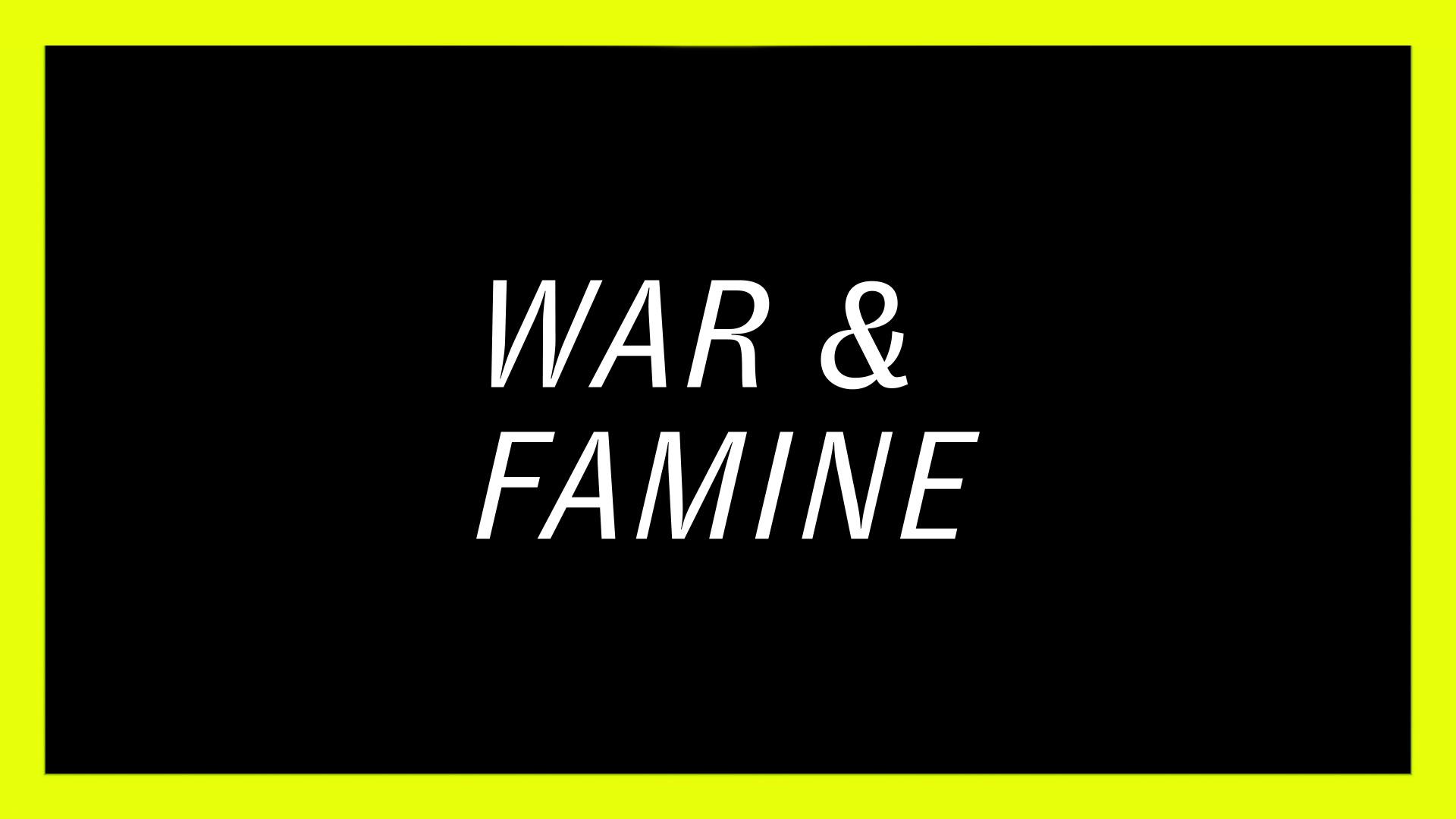 Ra Ra Riot - War & Famine (Lyric Video)