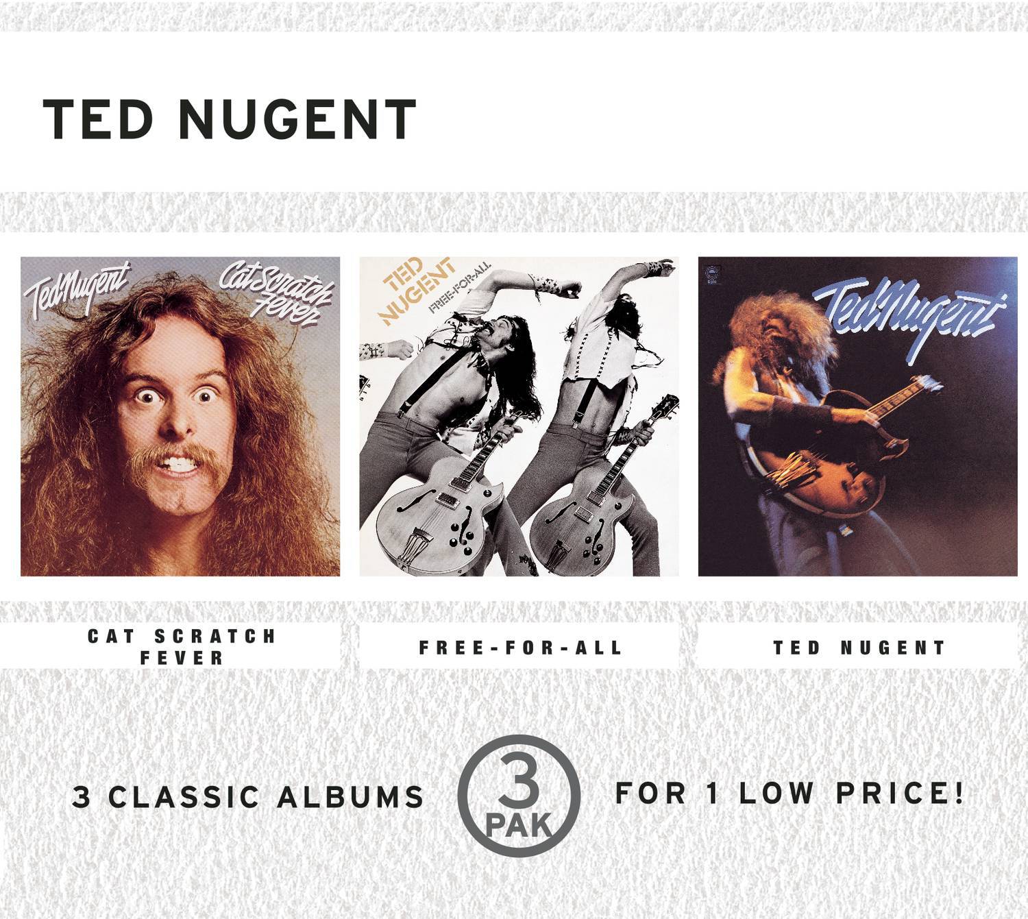 Cat Scratch Fever/Free-For-All/Ted Nugent (3 Pak)专辑