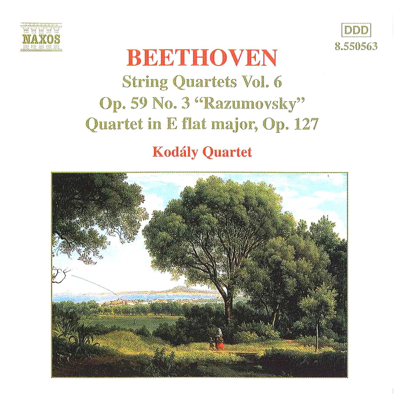 BEETHOVEN, L. van: String Quartets, Vol. 6 (Kodály Quartet) - Nos. 9, \"Rasumovsky\", 12专辑