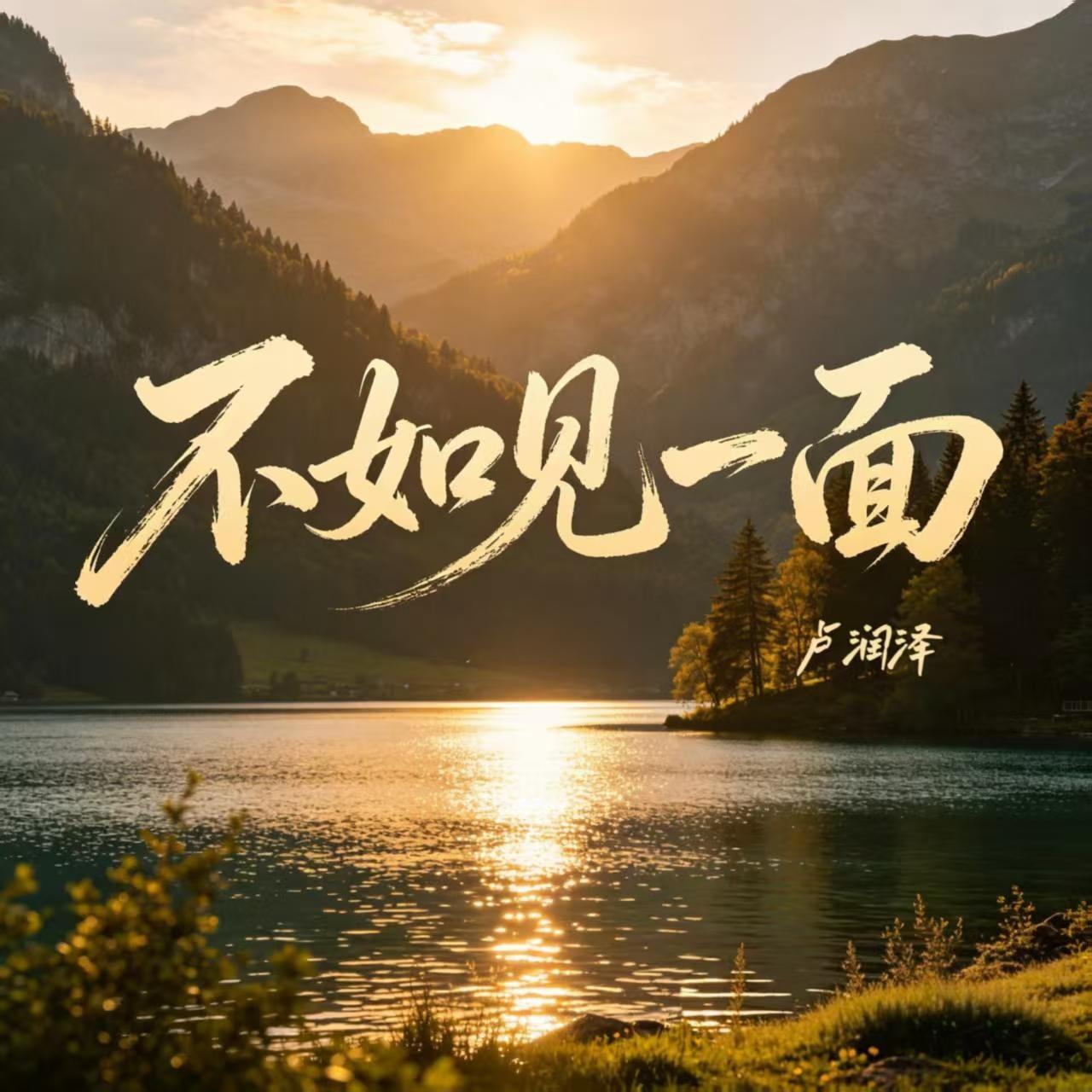 不如见一面 海报