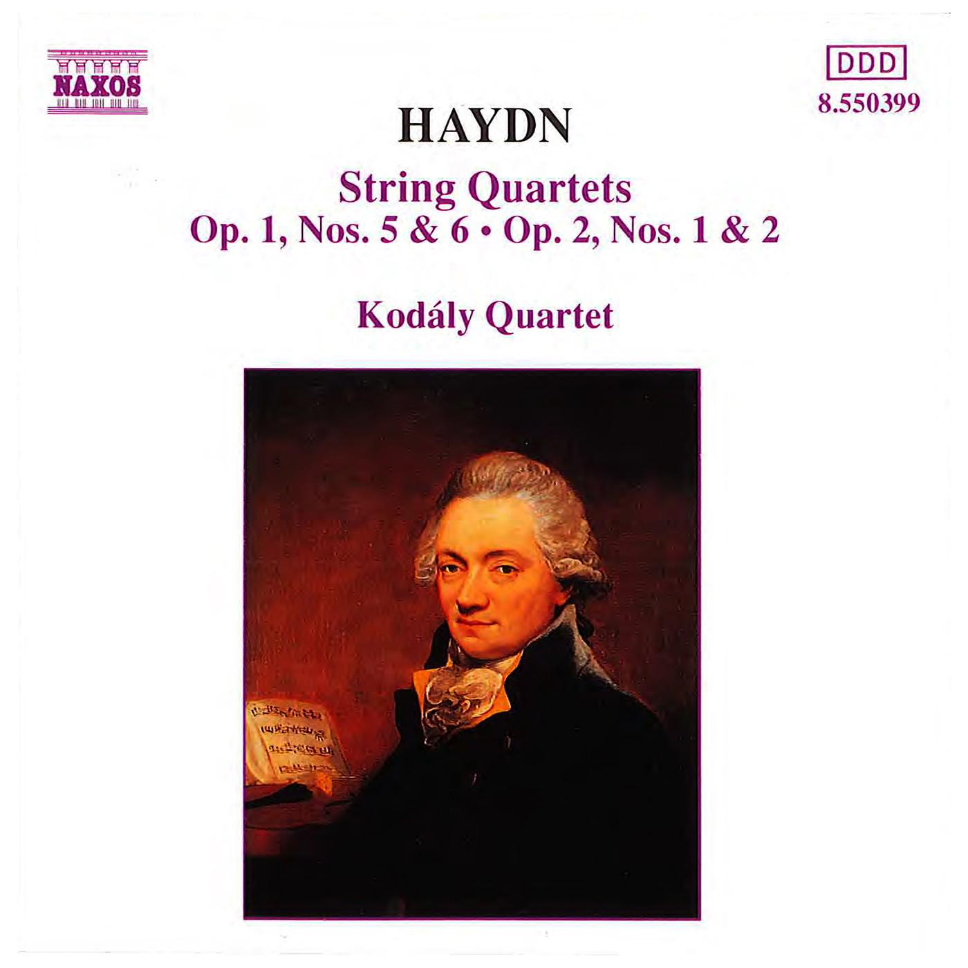 HAYDN, F.J.: String Quartets Nos. 5-8, Op. 1, Nos. 0 and 6, and Op. 2, Nos. 1 and 2 (Kodaly Quartet)专辑