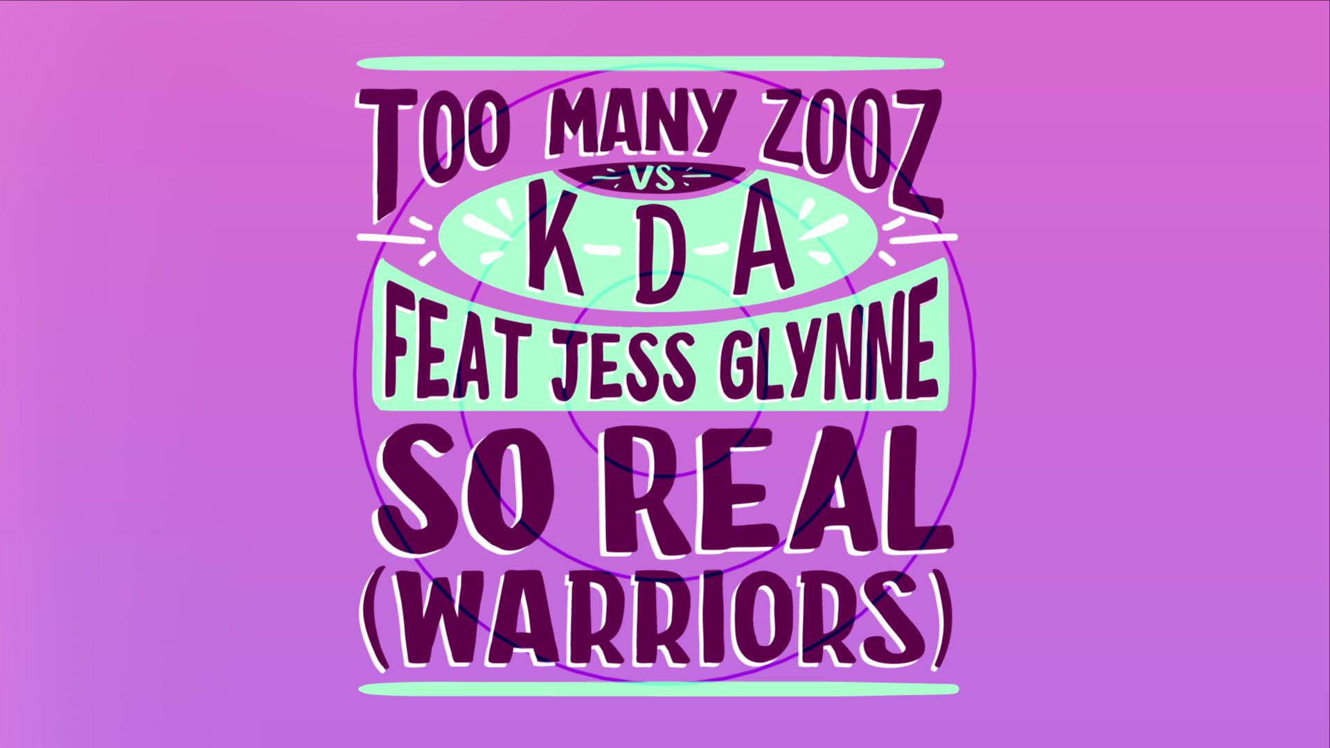 TOO MANY ZOOZ - So Real (Warriors) (Lyric Video)