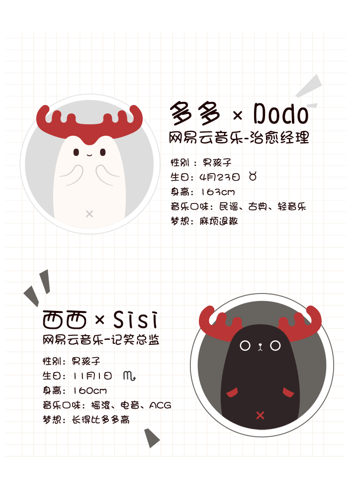 首页网易云音乐胶装笔记本 吉祥物款(多多西西)