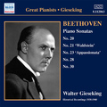 BEETHOVEN, L. van: Piano Sonatas Nos. 20, 21, 23, 28 and 30 (Gieseking) (1938-1940)