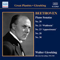 BEETHOVEN, L. van: Piano Sonatas Nos. 20, 21, 23, 28 and 30 (Gieseking) (1938-1940)专辑