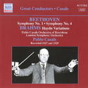 BEETHOVEN: Symphonies Nos. 1 and 4 / BRAHMS: Variations on a Theme by Haydn (Casals) (1927, 1929)专辑