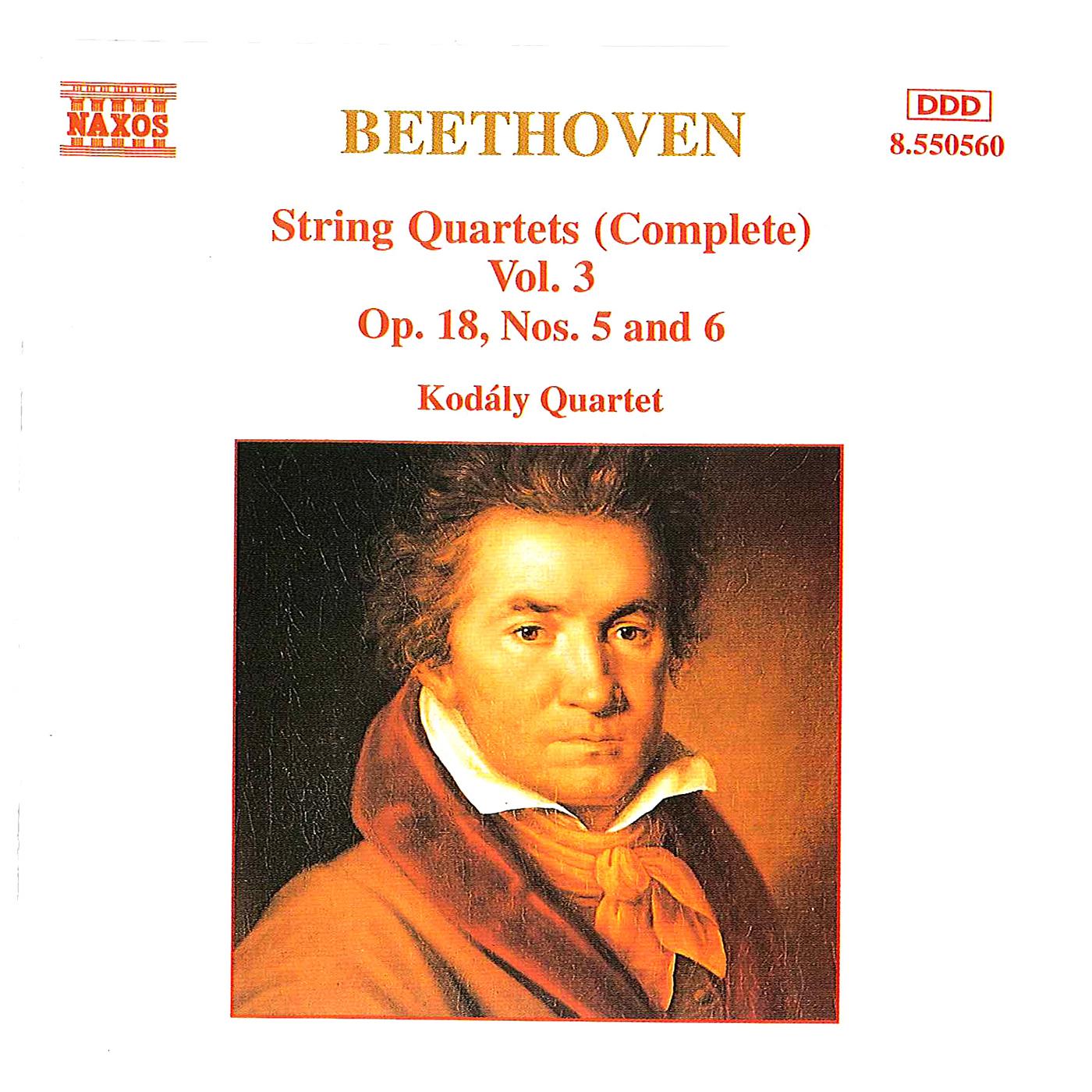 BEETHOVEN, L. van: String Quartets, Vol. 3 (Kodály Quartet) - Nos. 5, 6专辑