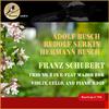 Adolf Busch - Schubert: Trio No. 2 In E-Flat Major for Violin, Cello, and Piano, D.929, III. Scherzo (Allegro Moderato)