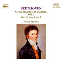 BEETHOVEN, L. van: String Quartets, Vol. 1 (Kodály Quartet) - Nos. 1, 2专辑