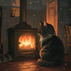 Gato Música Relajación - Serenidad Del Fuego Felino