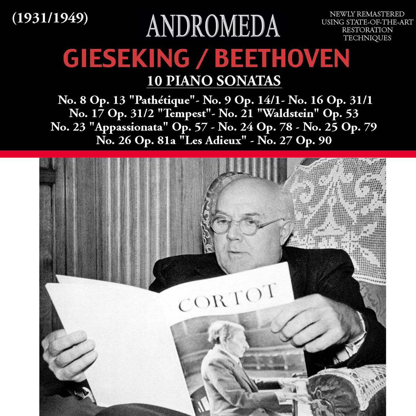 BEETHOVEN, L. van: Piano Sonatas Nos. 8-9, 16-17, 21, 23-27 (Gieseking) (1931-1949)专辑