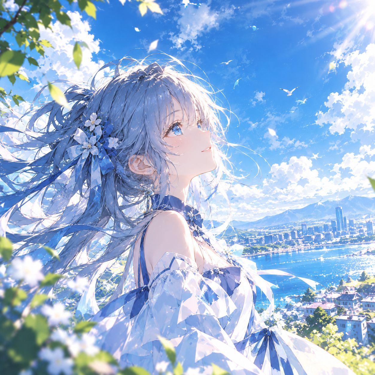 小城蓝天 banner