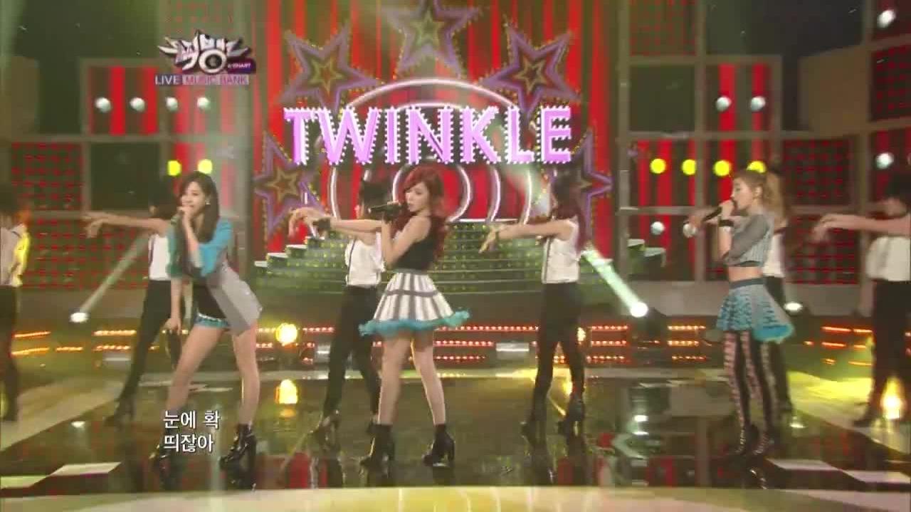 少女时代-TaeTiSeo - Twinkle KBS音乐银行 12/05/25 现场版