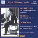 BEETHOVEN / BRAHMS: Cello Sonatas (Casals) (1930-1939)专辑