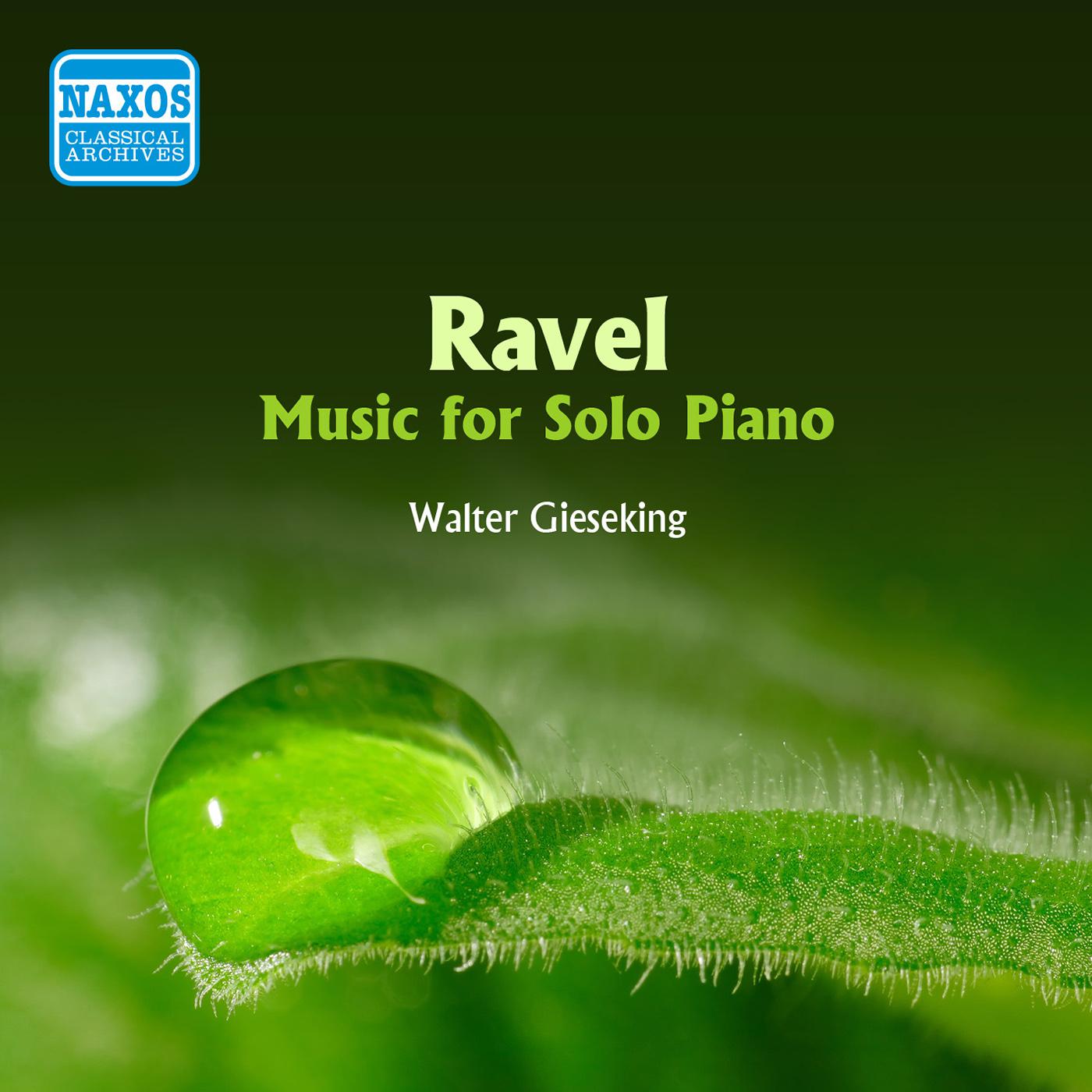 RAVEL: Piano Music (Gieseking) (1954)专辑