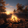 Feel Good Office Background Music - Fireside's Ambient Sounds for Productive Work