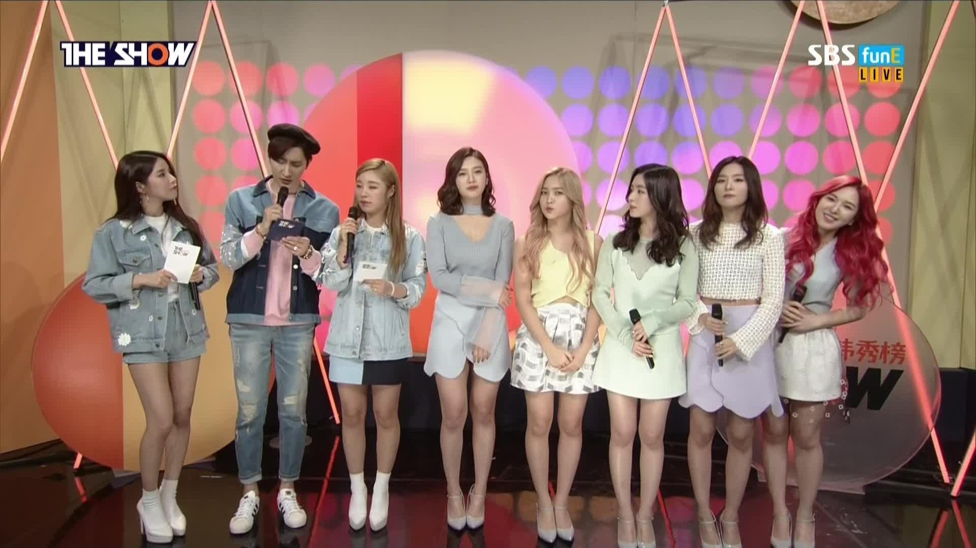 Red Velvet - Comeback采访 SBS The Show 16/03/22 现场版