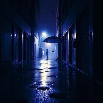 街角的晚風 海報