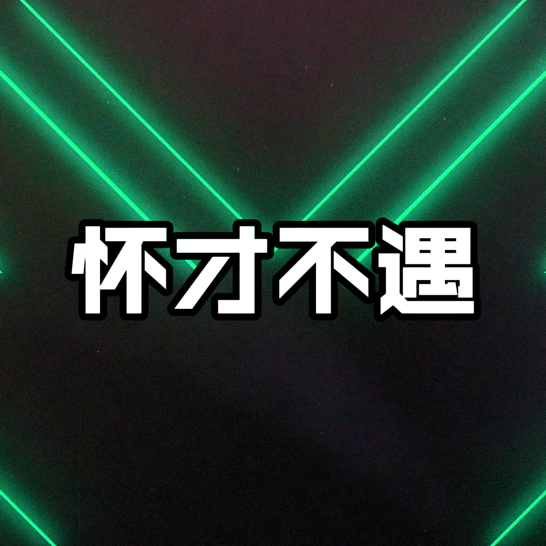 怀才不遇 banner