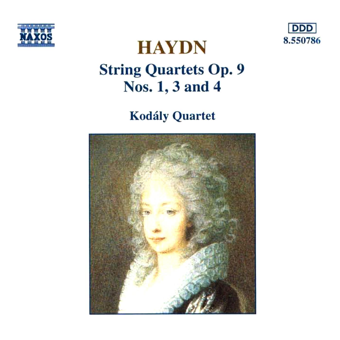 HAYDN: String Quartets, Op. 9, Nos. 1, 3 and 4专辑