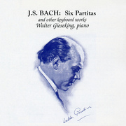 BACH, J.S.: Keyboard Music (Walter Gieseking Plays J.S. Bach) (1940-1950)