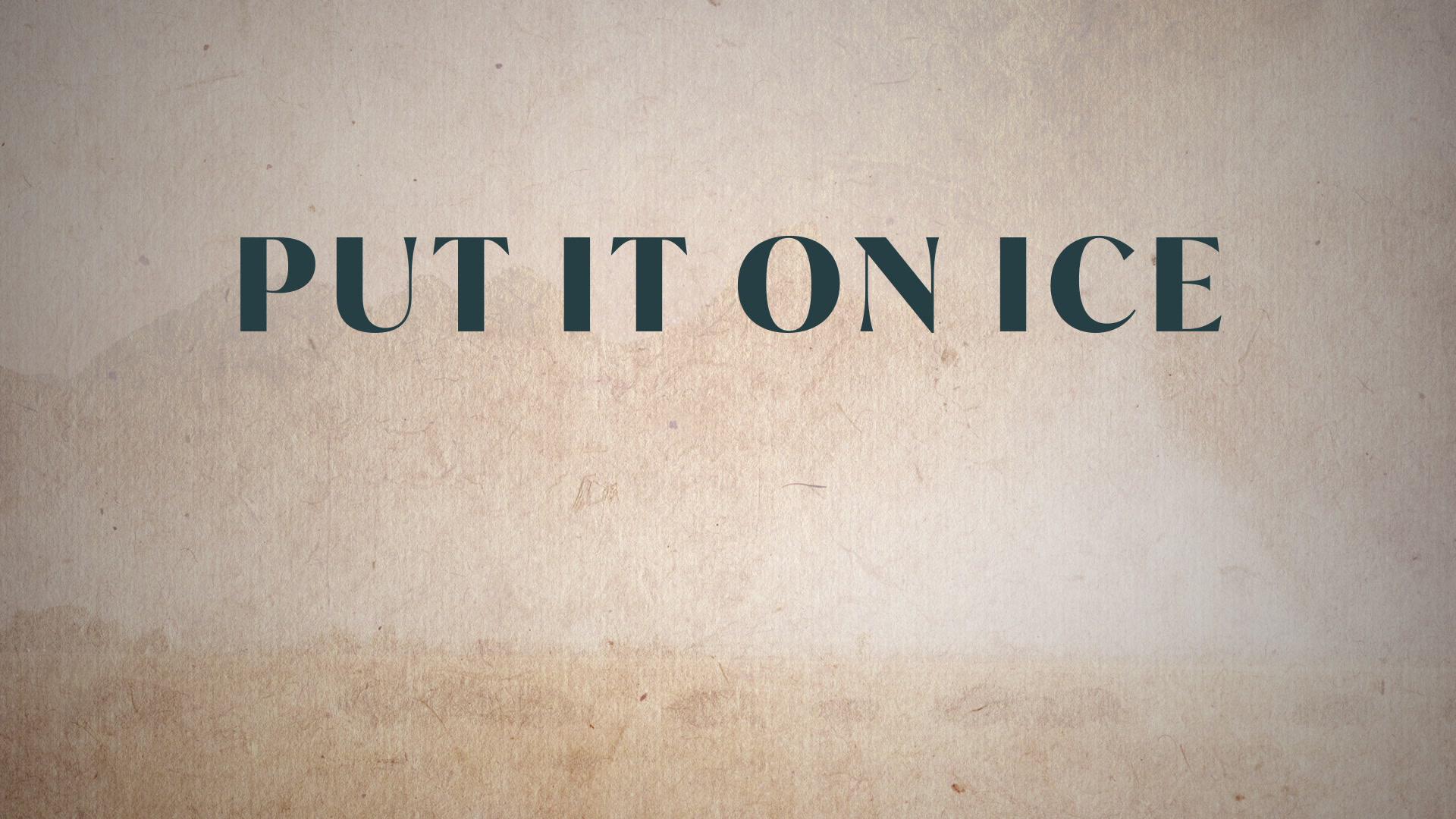 Thomas Rhett - Put It On Ice (Lyric Video)