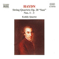 HAYDN: String Quartets Op. 20, Nos. 1- 3, \'Sun Quartets\'