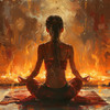 Meditación En El Balneario - Cantos Binaurales Relajantes Para La Meditación Del Fuego