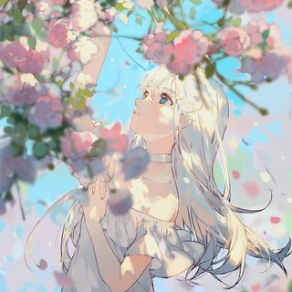 『韩』桃花灼情乐瑟鸣，花似佳人愿与倾