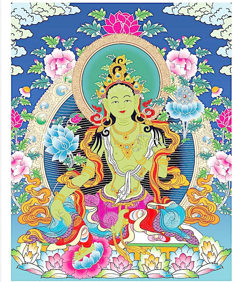 绿度母心咒简谱_绿度母心咒(2)