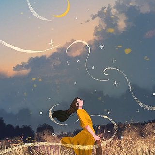 温柔夏风丨天空被抹上了五颜六色