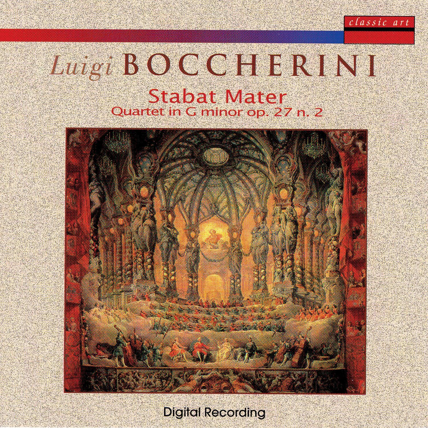 luigi boccherini: stabat mater/quartet in g minor op. 27 n. 2 -