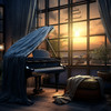 The Harp and the Piano - Piano in Study Session