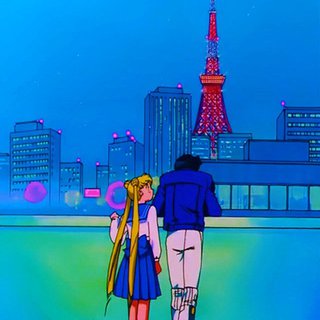 「蒸汽波/复古风」东京之夜的霓虹美学