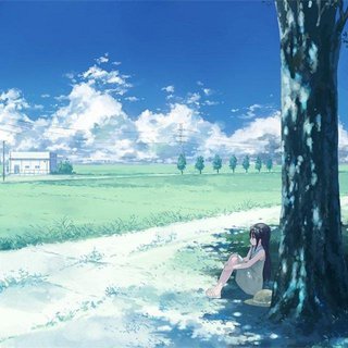 蝉鸣盛夏晚星辰，摇椅烈阳芭蕉扇