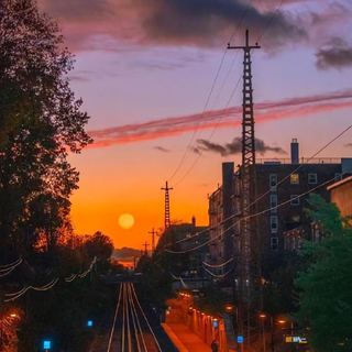 你和我在夕阳下奔跑