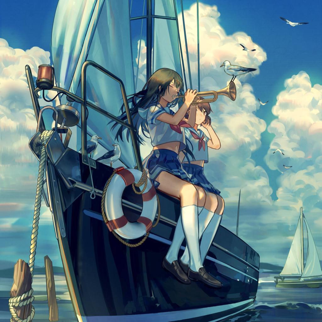 acg女声励志乘舟远行奏逐梦之音