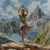 Yoga Music Workout - Stretching Soothes Silent Spaces