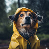 Estación tormentosa - Ritmo Matutino De Juegos Caninos Bajo La Lluvia